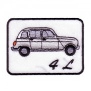 emblema carro 4L Branco.def