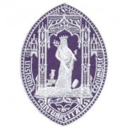 emblema rainha santa roxo