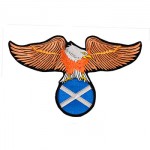 Águia com bandeira Escócia