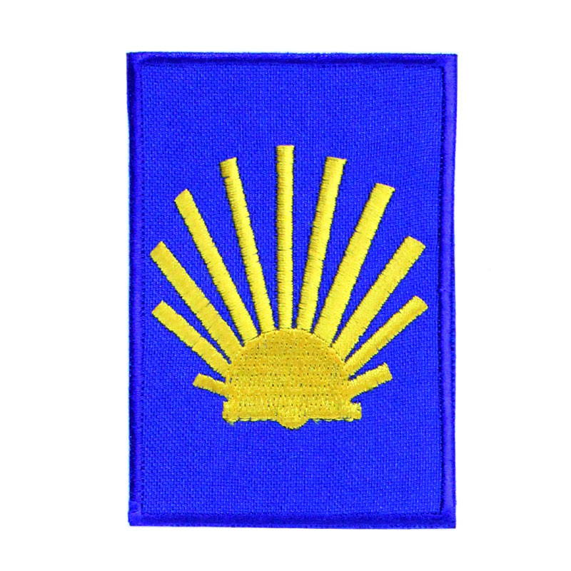 Emblema Bordado Pôr-do-Sol Caminho Santiago de Compostela