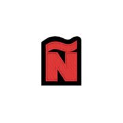 Emblemas Living Caractere Ñ - N com Til - Vermelho