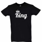 Dia dos Namorados King T-Shirt Preta Homem
