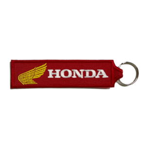 Porta-chaves Bordado Honda Vermelho