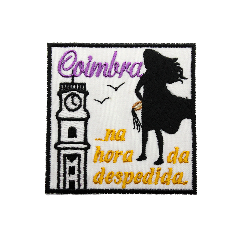 Emblema Bordado Quadrado Coimbra